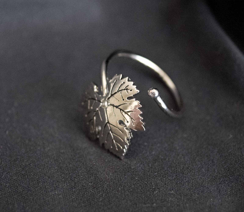 Anello Ampelos (Vite) - 1 Fogliolina