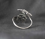 Anello Ampelos (Vite) - 2 Foglioline