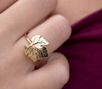 Anello Ampelos (Vite) - 1 Fogliolina