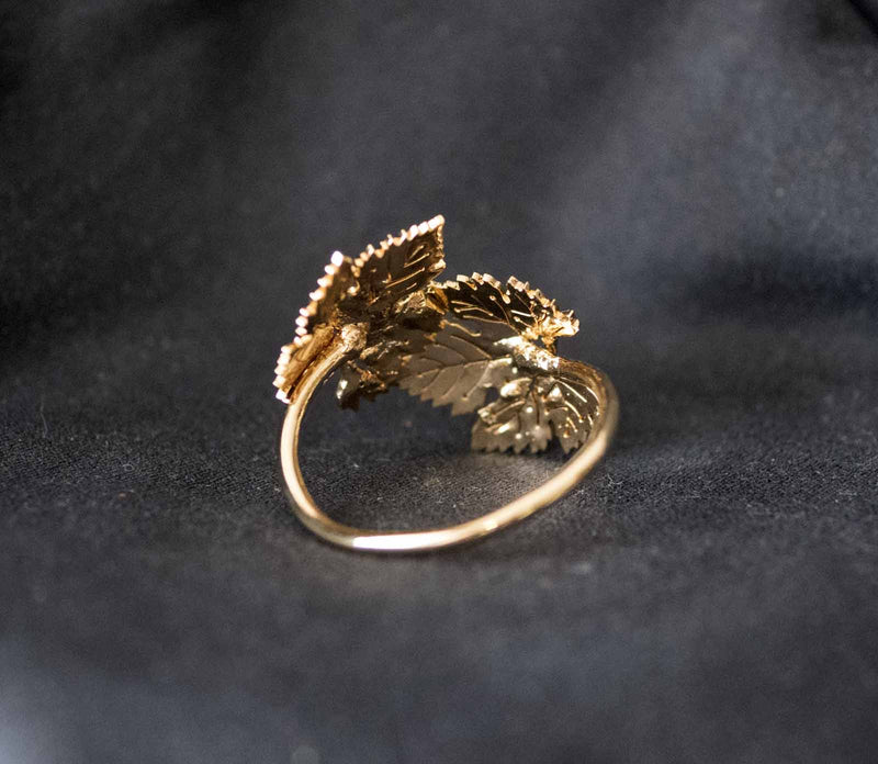 Anello Ampelos (Vite) - 1 Fogliolina