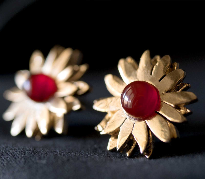 Orecchini al Lobo Inti Wayta (Girasole)