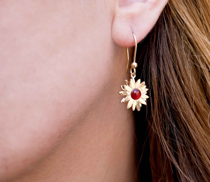 Orecchini Pendenti Inti Wayta (Girasole)